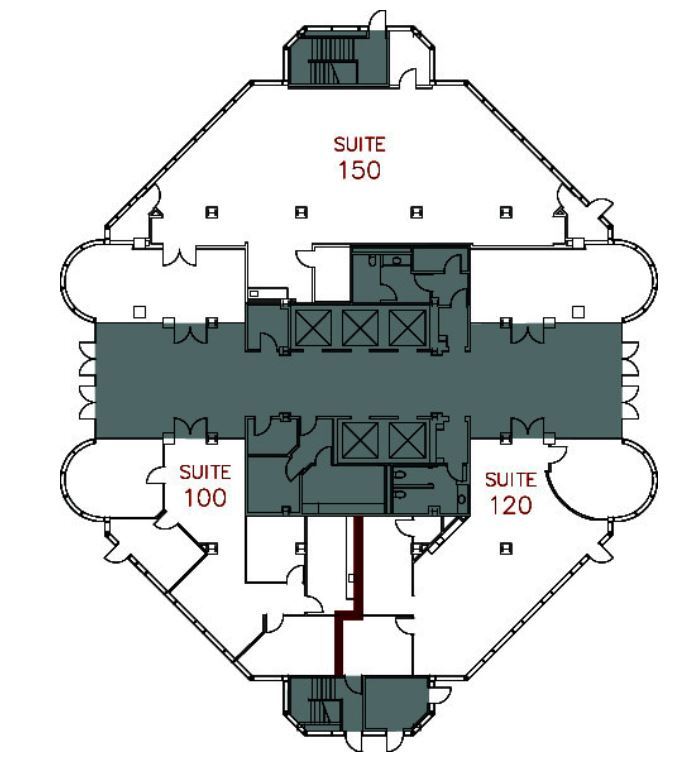 4270 Executive Sq, La Jolla, CA for lease Floor Plan- Image 1 of 1