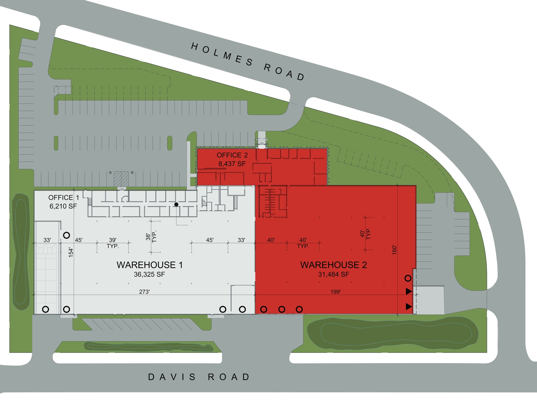 1355 Holmes Rd, Elgin, IL for lease Site Plan- Image 1 of 1