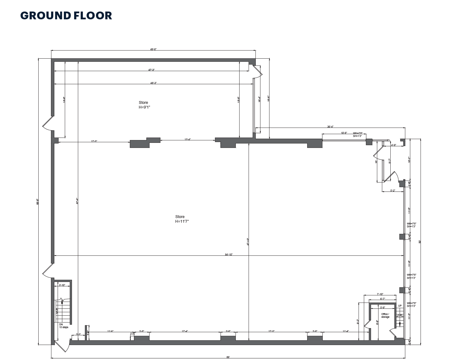 7924 Flatlands Ave, Brooklyn, NY for lease Floor Plan- Image 1 of 2
