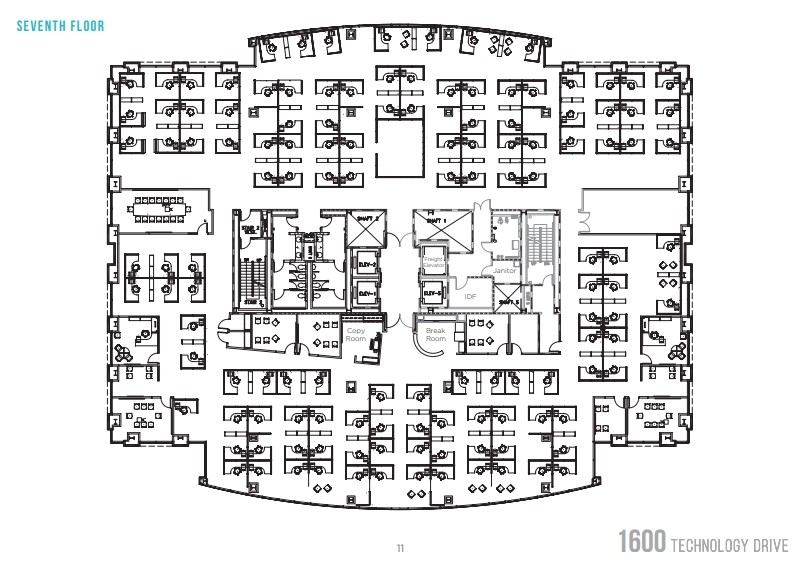 1600 Technology Dr, San Jose, CA for lease Floor Plan- Image 1 of 1