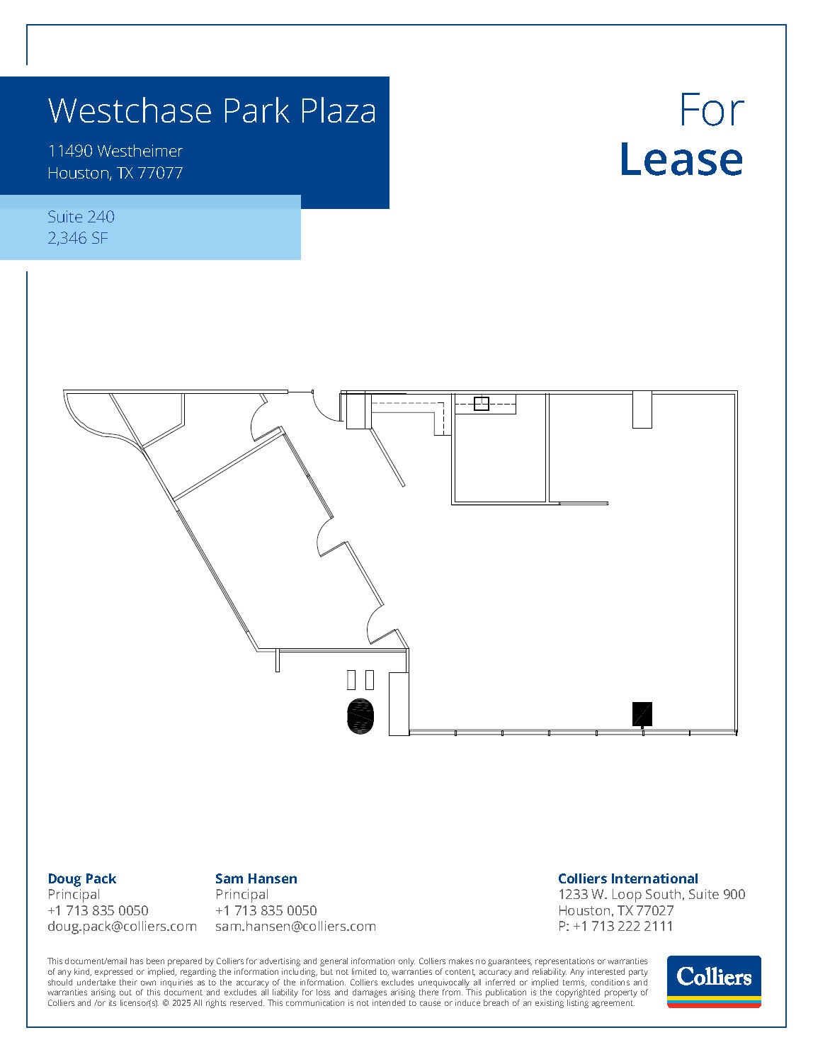 11490 Westheimer Rd, Houston, TX for lease Floor Plan- Image 1 of 1