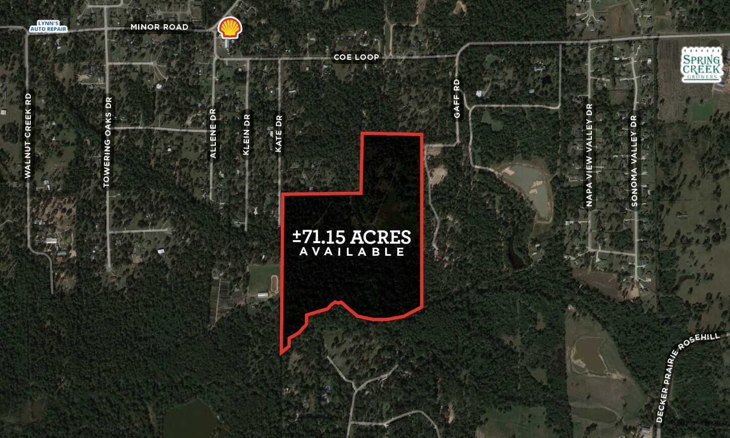 0 Kate Dr, Magnolia, TX for sale Aerial- Image 1 of 1