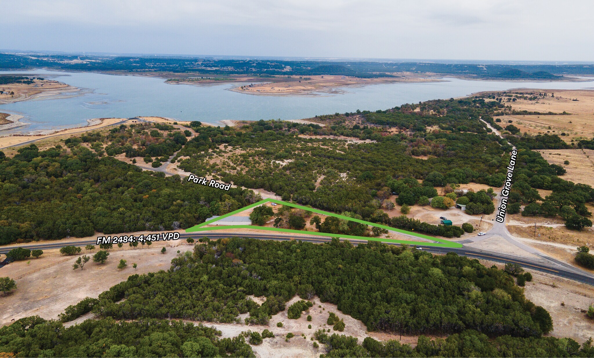 10500-10520 FM2484, Salado, TX for lease Aerial- Image 1 of 6