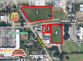 NEC Fairmont Parkway and Allen-Genoa Road - Motel