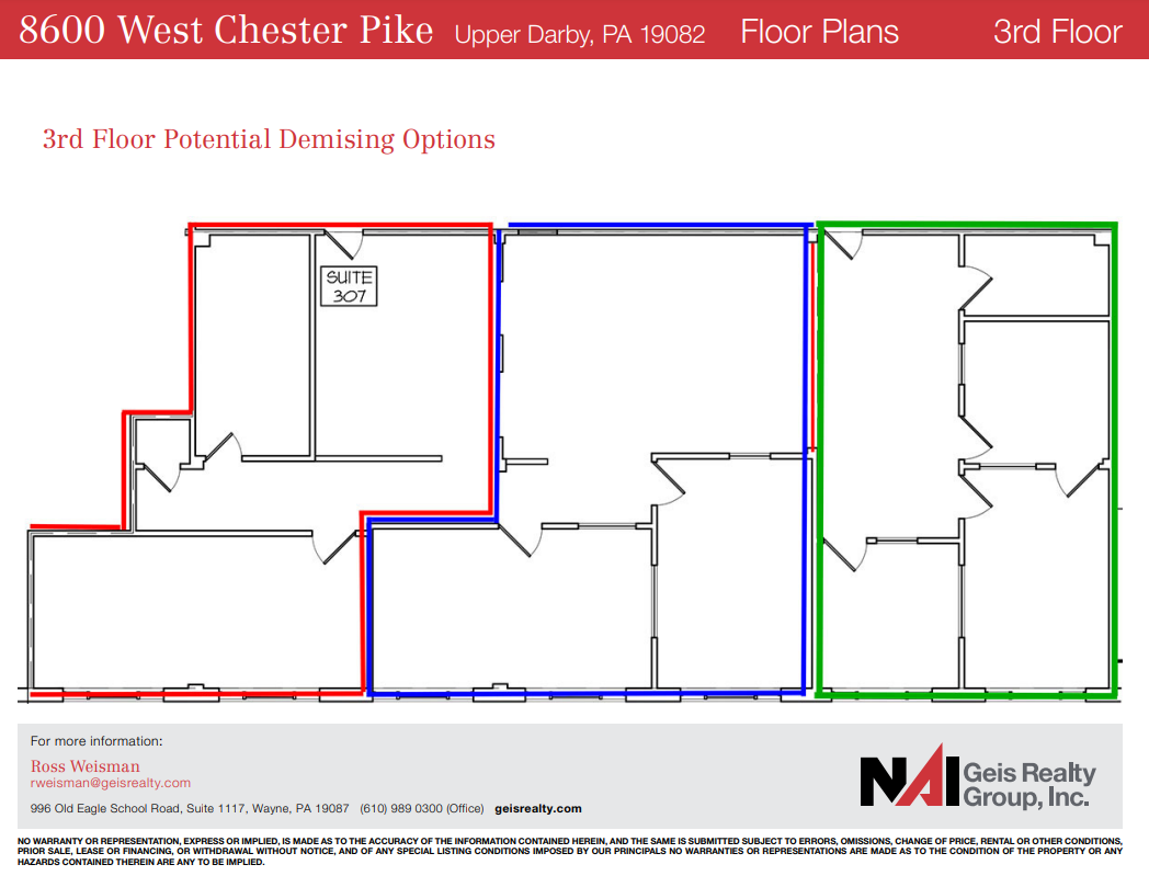 8600 West Chester Pike, Upper Darby, PA for lease Floor Plan- Image 1 of 1