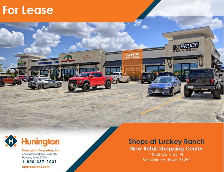 Highway 90 & Luckey Ranch Rd, San Antonio, TX 78245 Shops at Luckey Ranch
