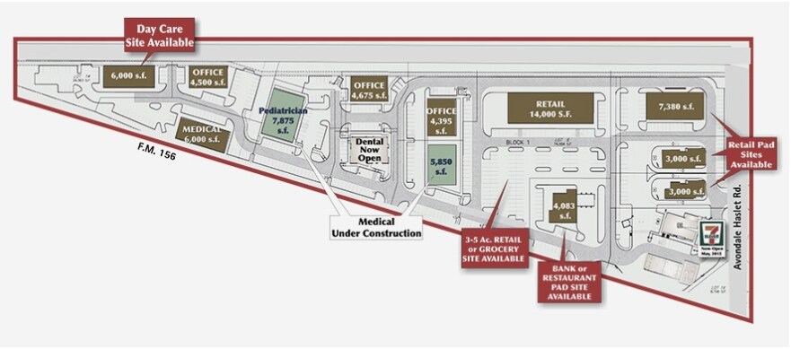 590 FM 156 S, Haslet, TX for sale Site Plan- Image 1 of 1