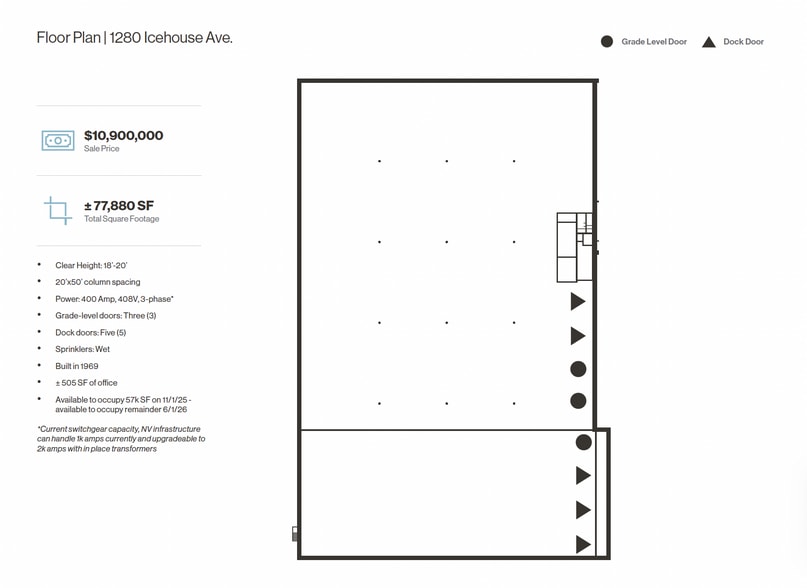 1280 Icehouse Ave, Sparks, NV for sale - Floor Plan - Image 2 of 10
