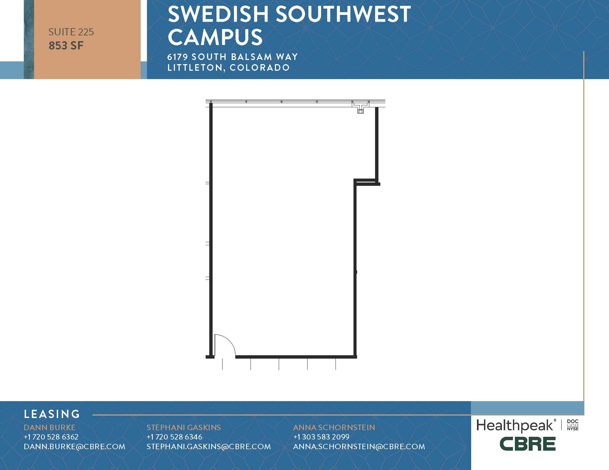 6179 S Balsam Way, Littleton, CO for lease Floor Plan- Image 1 of 1