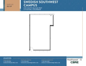 6179 S Balsam Way, Littleton, CO for lease Floor Plan- Image 1 of 1