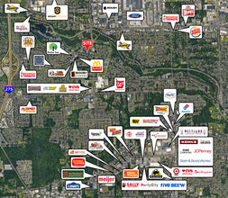 37466-37522 Ann Arbor Trl, Livonia, MI - aerial  map view - Image1