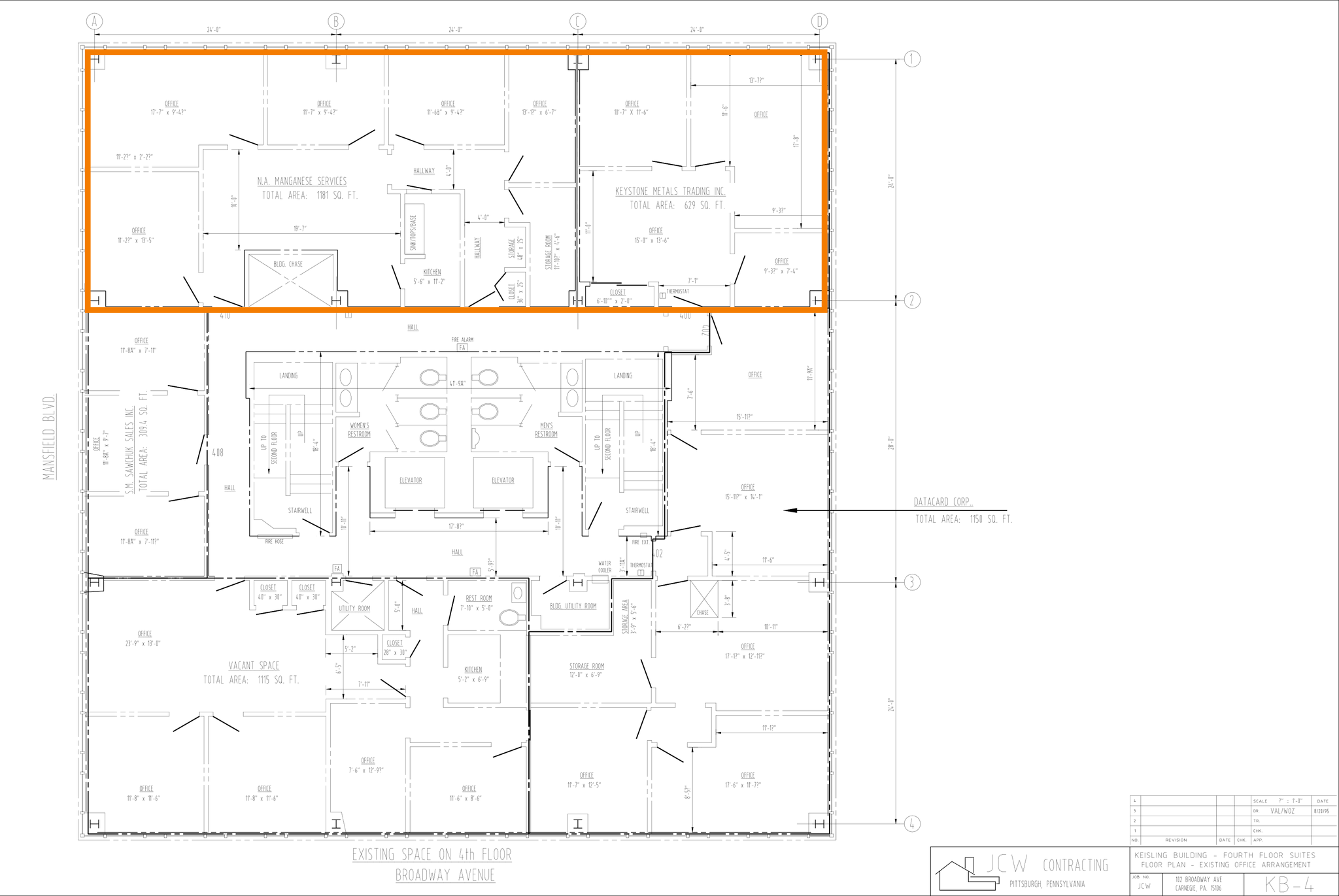 102 Broadway St, Carnegie, PA for lease Floor Plan- Image 1 of 1