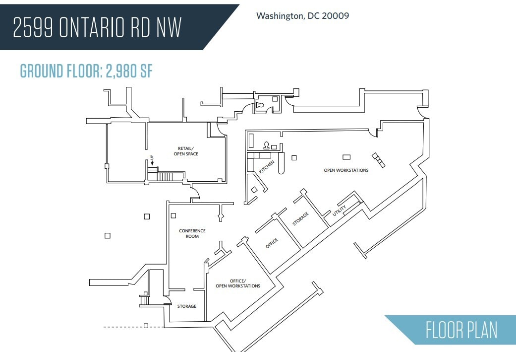 1736 Columbia Rd NW, Washington, DC for lease Floor Plan- Image 1 of 1