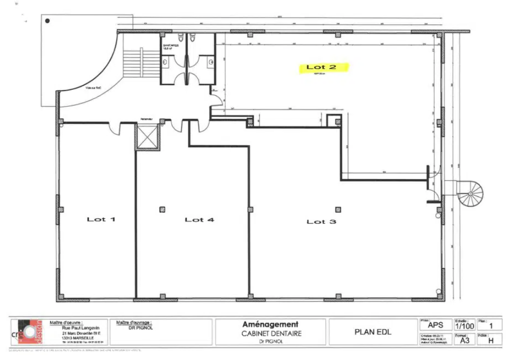 Grabels, HER 34790 - Unit Lot 1 -  - Floor Plan - Image 1 of 2