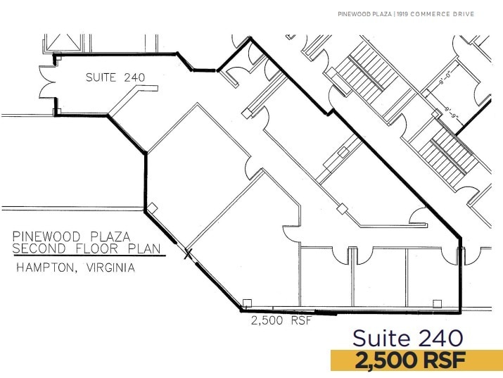 1919 Commerce Dr, Hampton, VA for lease Floor Plan- Image 1 of 1
