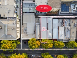 123-125 Lygon St, Carlton, VIC - Aerial map view