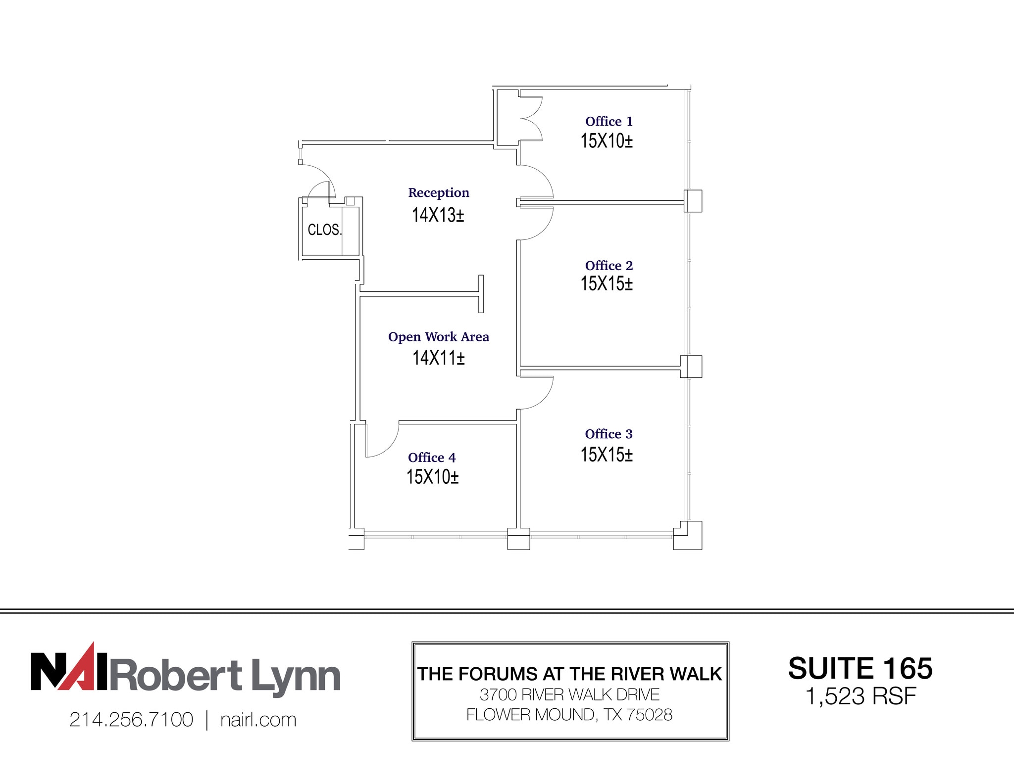 3700 River Walk Dr, Flower Mound, TX for lease Floor Plan- Image 1 of 1