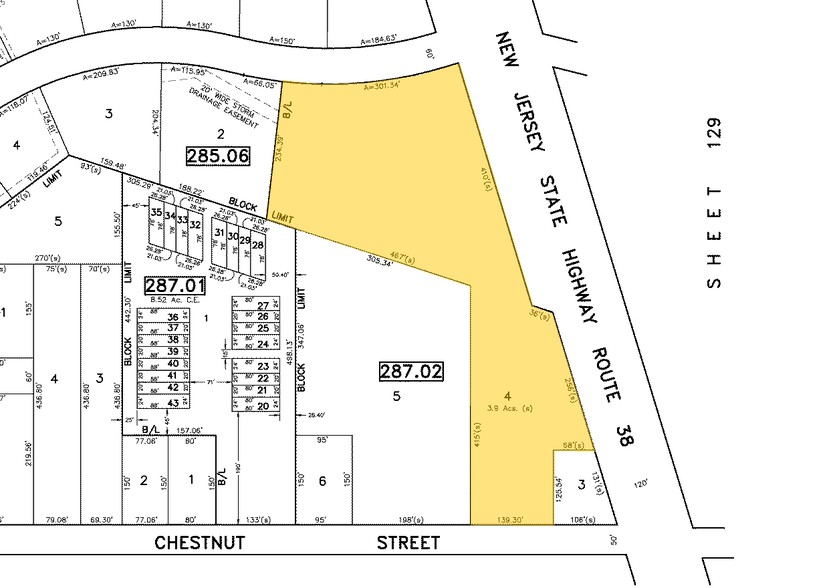 2201 Rt 38, Cherry Hill, NJ for lease - Plat Map - Image 2 of 26