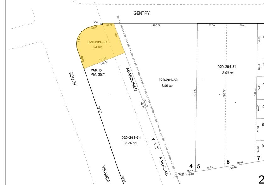 3200 S Virginia St, Reno, NV for sale - Plat Map - Image 3 of 3
