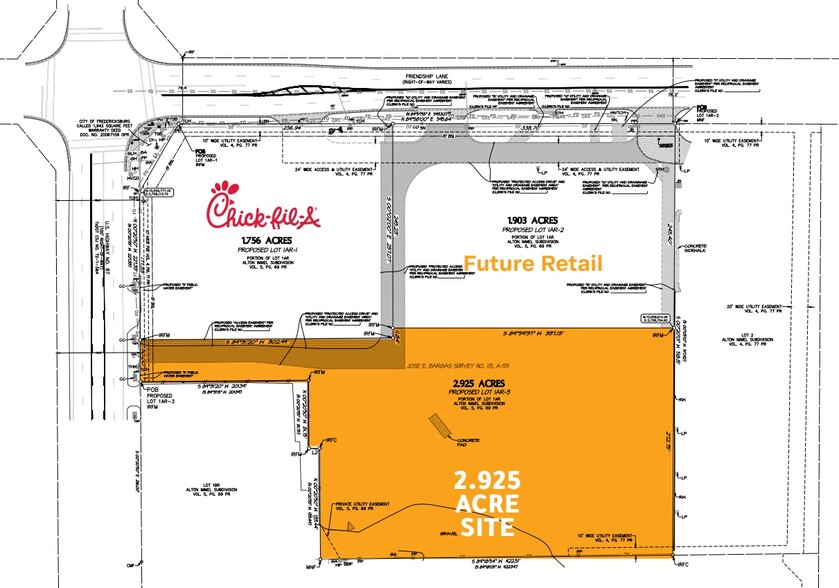 US Highway 87 & Friendship Lane, Fredericksburg, TX for lease - Site Plan - Image 2 of 4