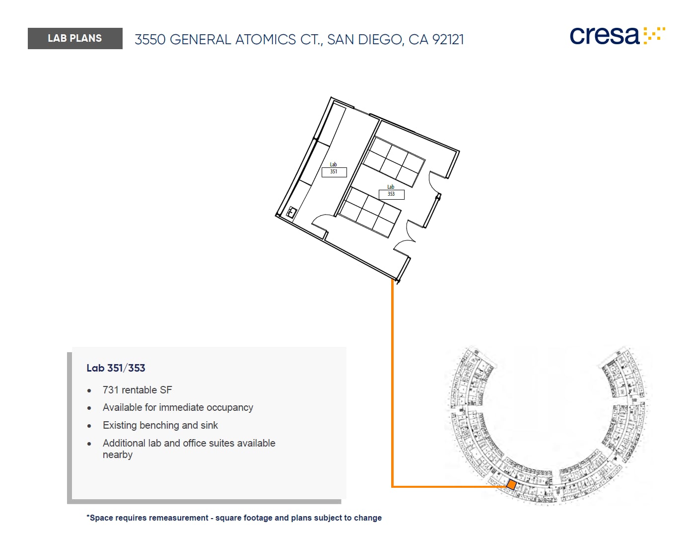 3550 General Atomics Ct, San Diego, CA for lease Floor Plan- Image 1 of 1