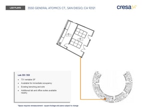 3550 General Atomics Ct, San Diego, CA for lease Floor Plan- Image 1 of 1