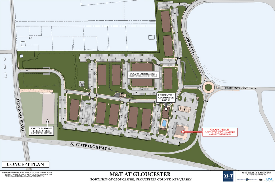 520 Davistown Rd, Blackwood, NJ for lease - Site Plan - Image 1 of 1