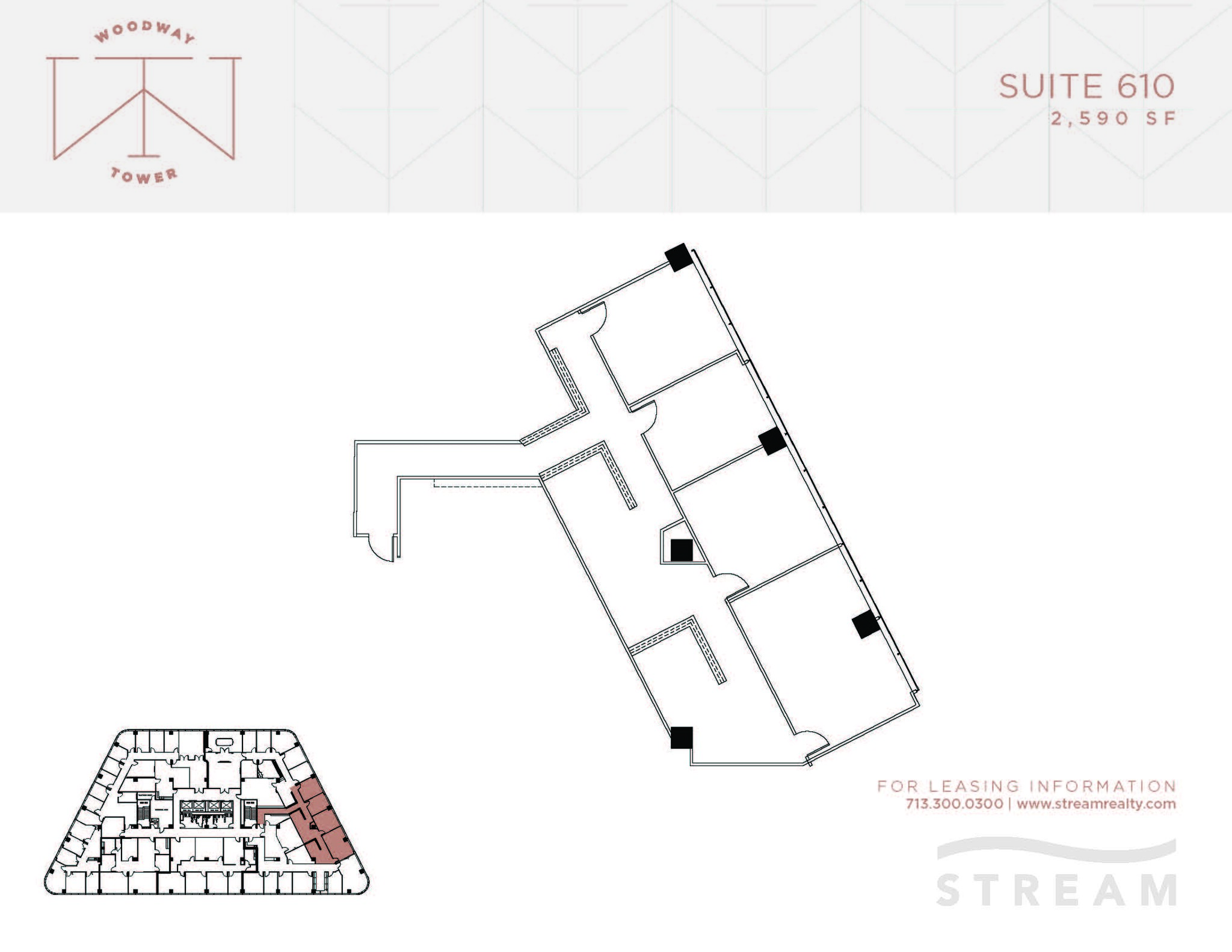 6363 Woodway Dr, Houston, TX for lease Floor Plan- Image 1 of 1