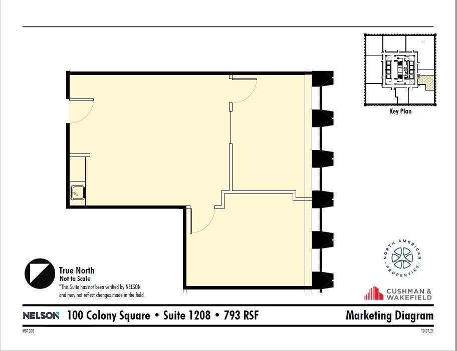 1175 Peachtree St NE, Atlanta, GA for lease Floor Plan- Image 1 of 1