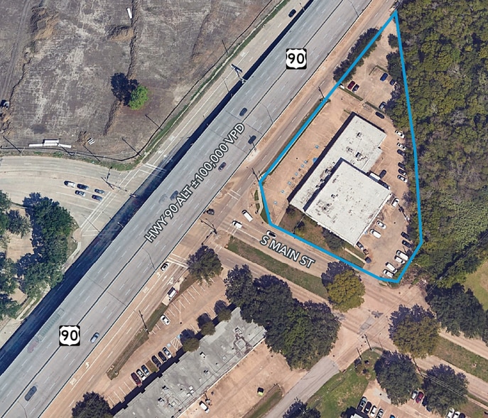 11155 S Main St, Houston, TX for lease - Aerial - Image 2 of 11