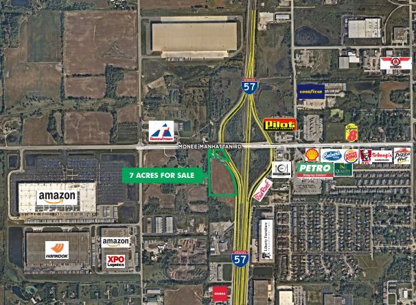 SWC I-57 & Monee Manhattan Rd, Monee, IL for sale - Building Photo - Image 1 of 1
