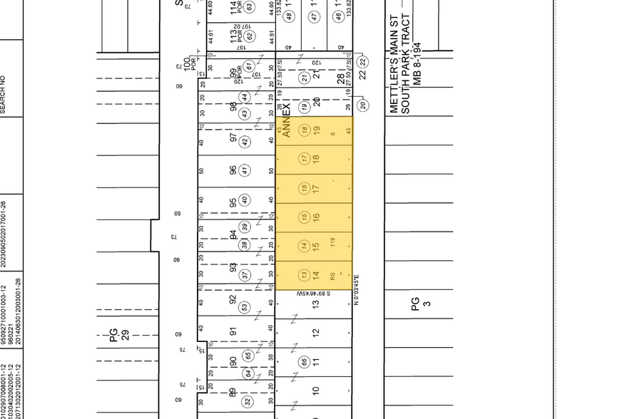 5876 S Los Angeles St, Los Angeles, CA for sale - Plat Map - Image 2 of 2