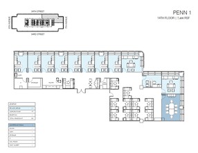 PENN 1, New York, NY for lease Floor Plan- Image 1 of 2