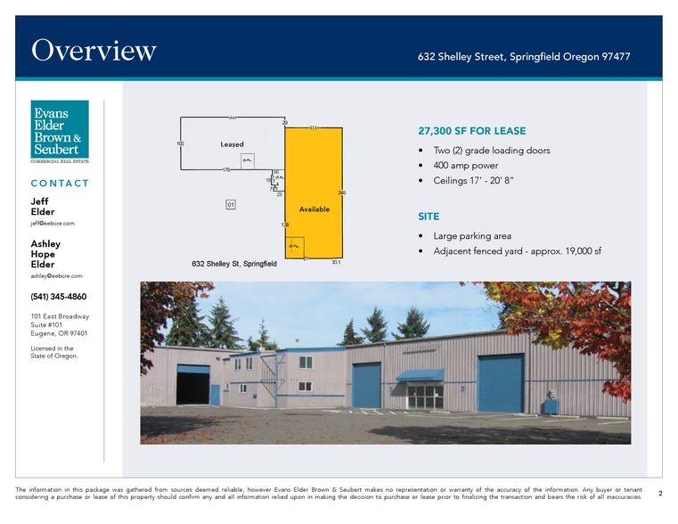 632 Shelley St, Springfield, OR for lease - Building Photo - Image 3 of 5