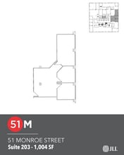 51 Monroe St, Rockville, MD for lease Floor Plan- Image 1 of 2