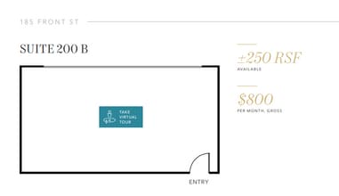 185 Front St, Danville, CA for lease Floor Plan- Image 1 of 1