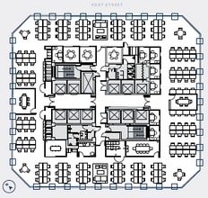 1 Post St, San Francisco, CA for lease Floor Plan- Image 1 of 9