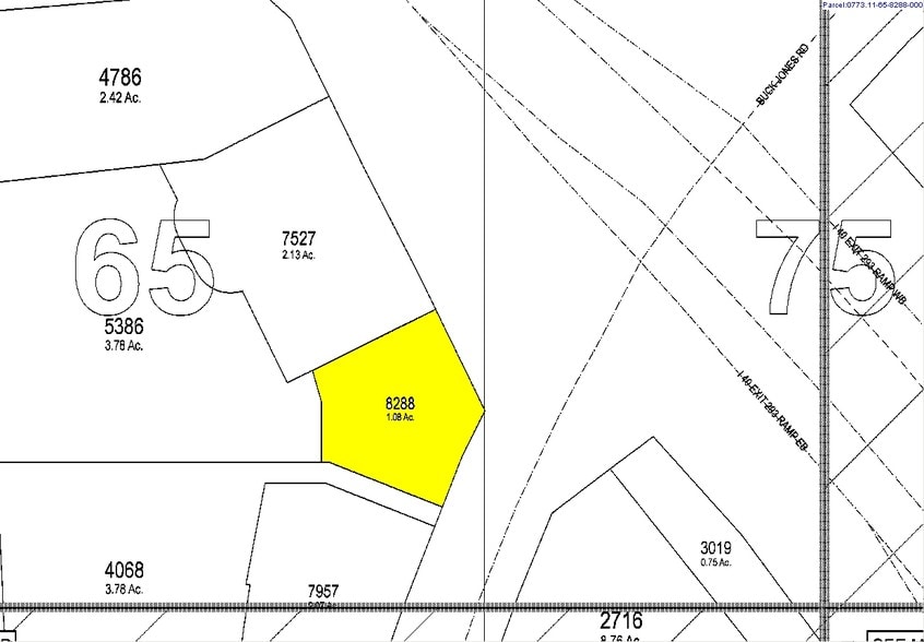 200-280 Nottingham Dr, Cary, NC for lease - Plat Map - Image 2 of 17