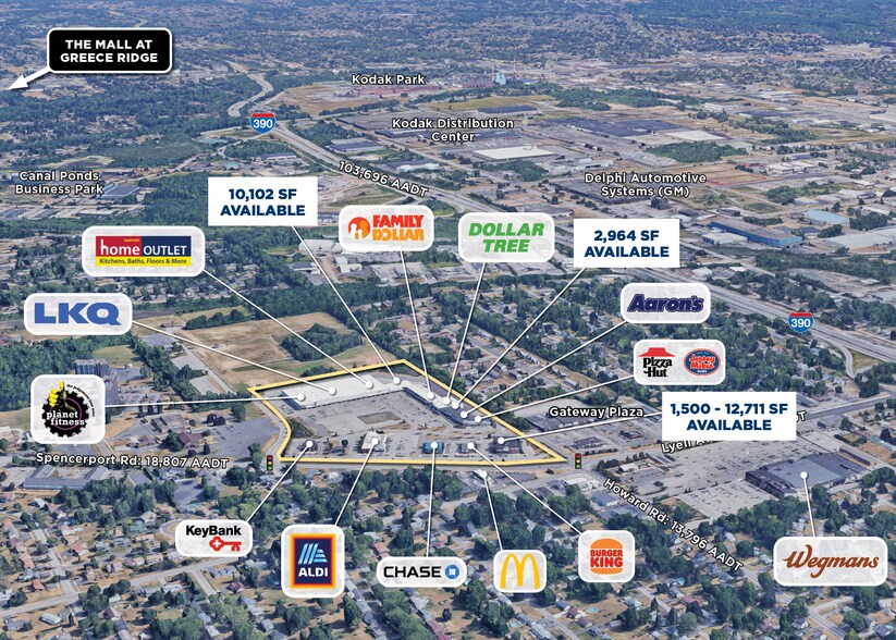 2042 Spencerport Rd, Rochester, NY 14606 Gates Plaza