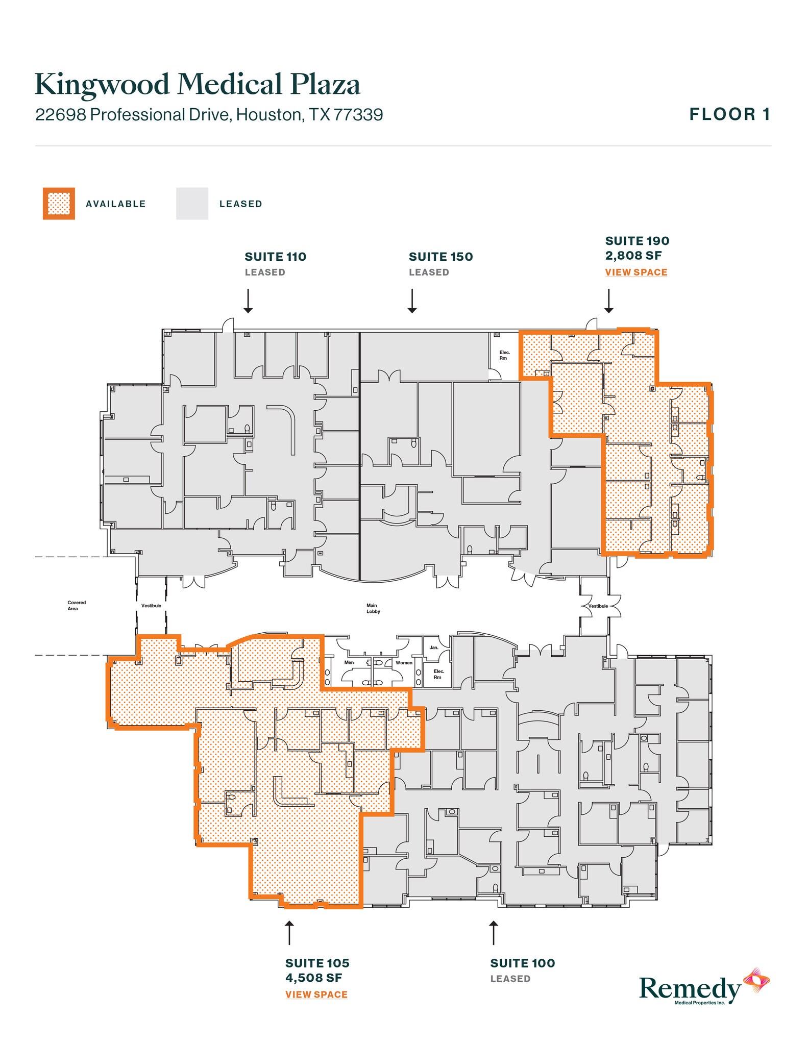 22698 Professional Dr, Kingwood, TX for lease Floor Plan- Image 1 of 1