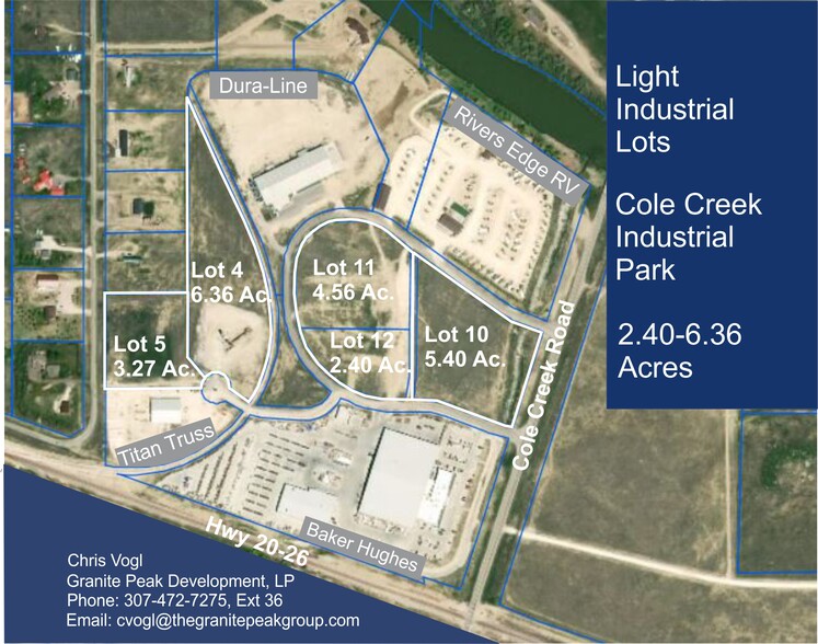 Hwy 20-26 & Cole Creek Rd, Evansville, WY for sale - Building Photo - Image 1 of 6