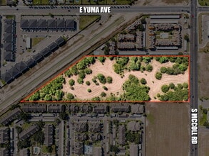 8.232 Acre Tract S. McColl Road, McAllen, TX - AERIAL  map view - Image1