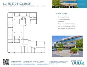 2707 Butterfield Rd, Oak Brook, IL for lease Floor Plan- Image 1 of 3