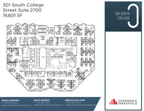 301 S College St, Charlotte, NC for lease Floor Plan- Image 1 of 1