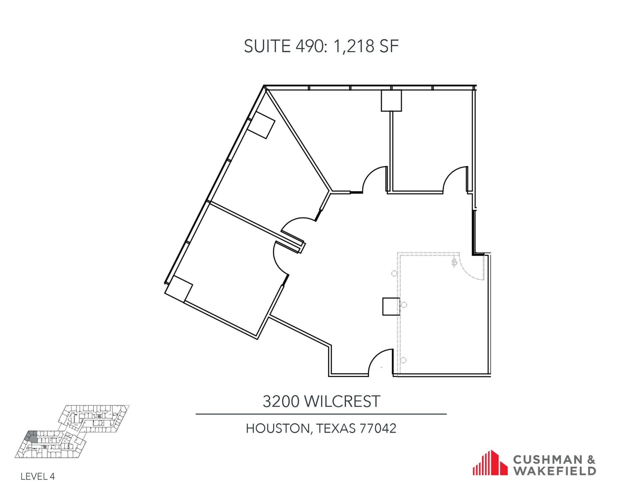 3200 Wilcrest Dr, Houston, TX for lease Floor Plan- Image 1 of 1