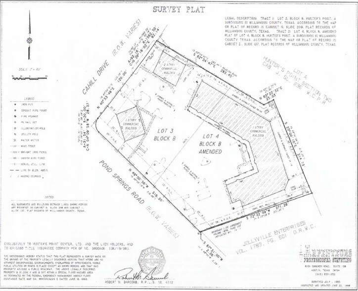 13091 Pond Springs Rd, Austin, TX for sale - Plat Map - Image 1 of 1