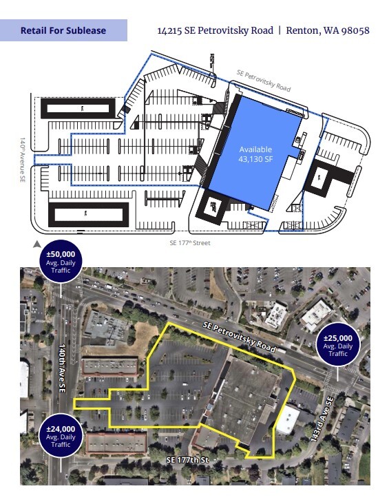 14201-14215 SE Petrovitsky Rd, Renton, WA for lease Floor Plan- Image 1 of 1