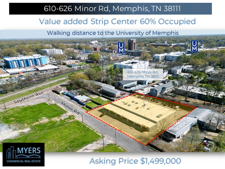 610-626 Minor Rd, Memphis, TN for sale - Building Photo - Image 1 of 3