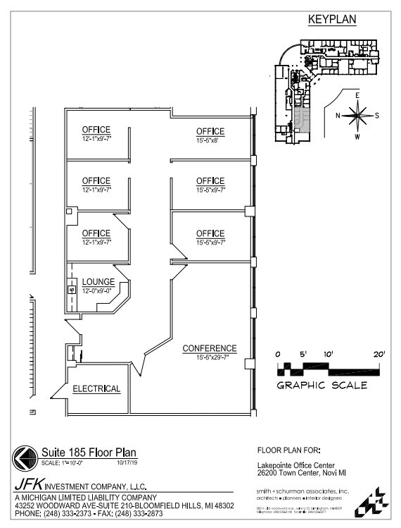 26200 Town Center Dr, Novi, MI for lease Floor Plan- Image 1 of 1