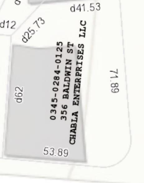 356 Baldwin St, Waterbury, CT for sale - Plat Map - Image 3 of 7